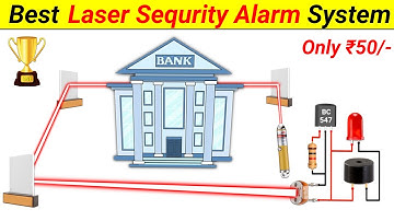 How to make Laser Sequrity Alarm System | Best Science Project | Inspire Award Project |