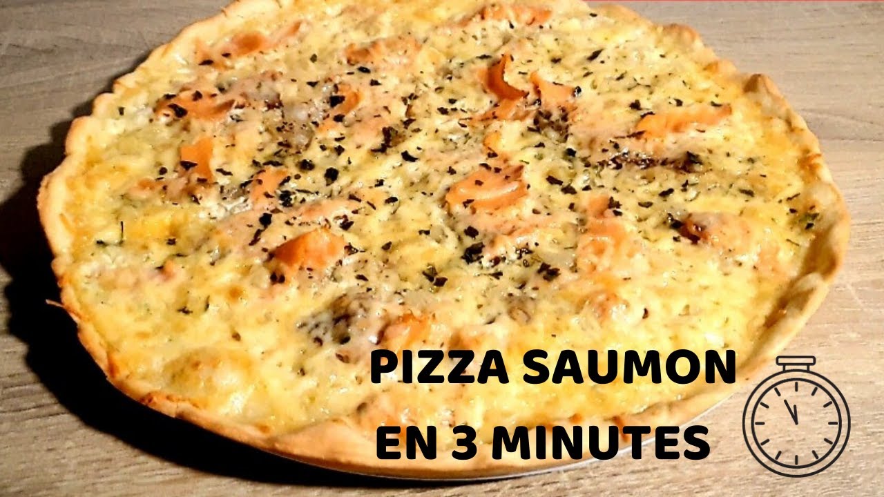 Pizza Saumon crème fraîche 😱La recette simple et facile, à tester ABSOLUMENT chez vous!