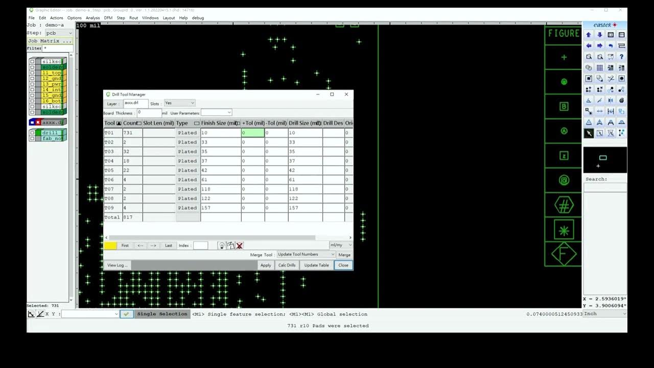 ezFixture II Drill define (English) PCB testing YouTube