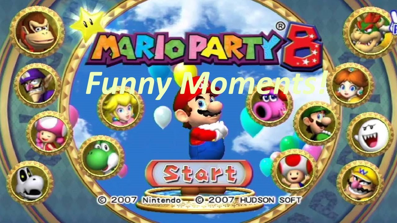 Mario Party 8 Funny Moments (GONE WRONG)