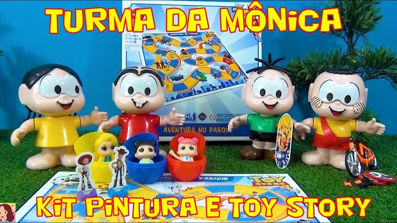 EUQFIZ Pintando e Brincando Com a Turma Da Mônica