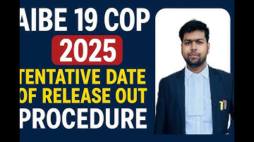 AIBE 19 COP 2025| AIBE 19 COP kab aayega |All India Bar Exam COP| Certificate of Practice Download|