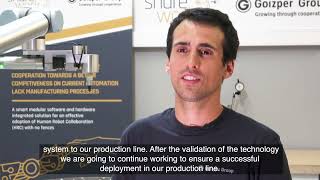 Goizper Group use-case - Human-Robot Collaboration for assistance on intermittent assembly