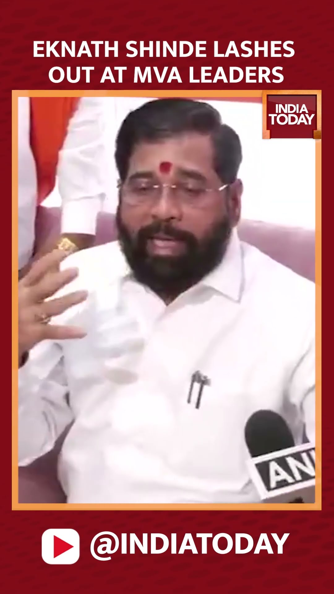 Eknath Shinde Lashes Out At Uddav Thackeray Over Meeting Maha CM Fadnavis #shorts #eknathshinde