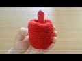 Towel Apple おしぼりリンゴの作り方 Manzana de toalla