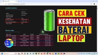 Cara Cek Kesehatan Baterai Laptop Windows 11 dan WIndows 10 (Semua Merek) screenshot 4