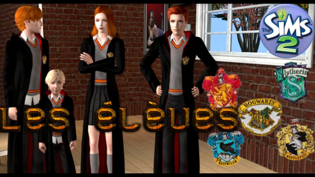 Sims 2 Créations des élèves de Serdaigle, Poufsouffle & Griffondor