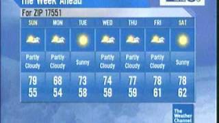 DirecTV Local Forecast - August 29, 2009 - 6:58pm