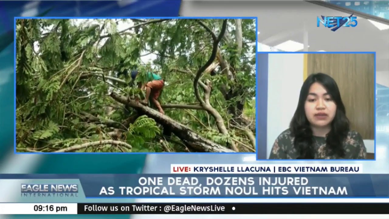 One dead, dozens injured as Tropical Storm Noul hits Vietnam