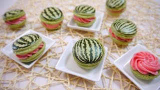 Watermelon Macaron  スイカマカロン
