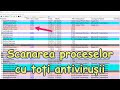 Scanarea proceselor Windows cu toți antivirușii din lume simultan
