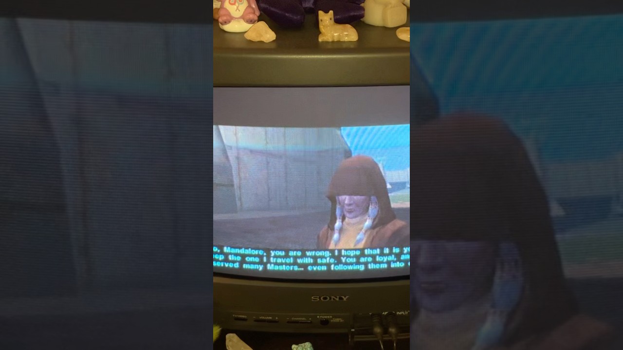 Star Wars Knights of the old republic 2 Kotor on the original Xbox on my cathode ray tube tv Pt 175
