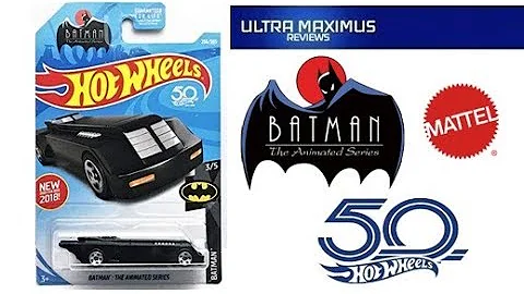 Batmobile Batman: The Animated Series Hot Wheels 50th Anniversary