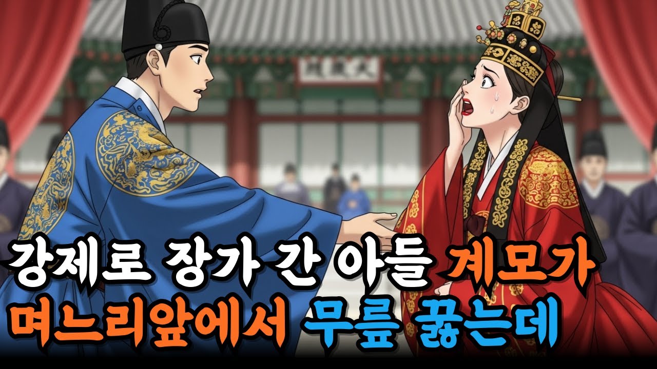 계모가 강제로 장가 보낸 아들, 며느리 앞에서 계모는  무릎 꿇고 마는데...| 야담. 민담. 전설. 설화. 옛날이야기, 옛이야기, 오디오북