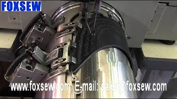 Automatic Curve Cap Visor Pattern Sewing Machine