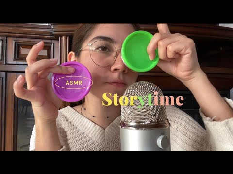 ASMR Storytime muy cerca del micro con slime | Dos besos especiales ✨ | Mouth sounds 👄