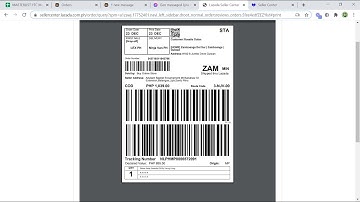 How to print LAZADA Shipping Label
