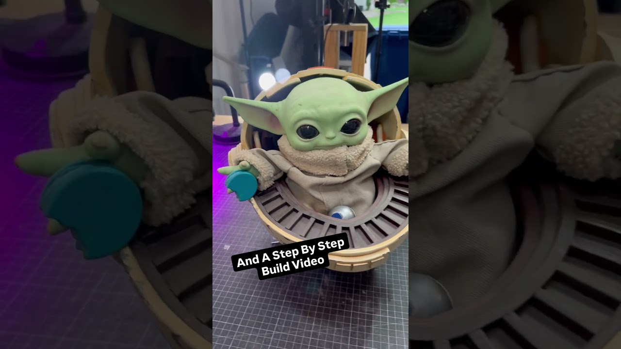Star Wars Grogu Pram EVA Foam Craft Project #starwars #diycosplay #evafoam