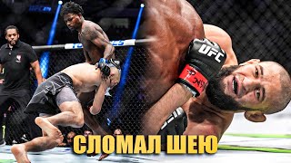 СЛОМАЛ ШЕЮ! Полный Бой Хамзат Чимаев VS Кевин Холланд на UFC 279 / Chimaev vs Holland