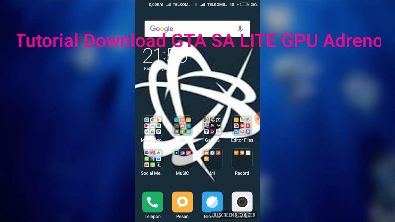 Tutorial Cara Download GTA SA LITE GPU Adreno YouTube