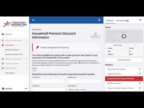 Trusted American Insurance Demo Video