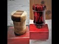 Made Custom Gear Shift Knob With Candy Apple Red Wood Color For This Shifter
