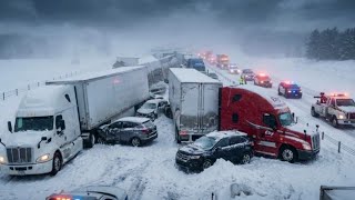 I-80 Disaster: Hundreds Trapped in Winter Highway Crash