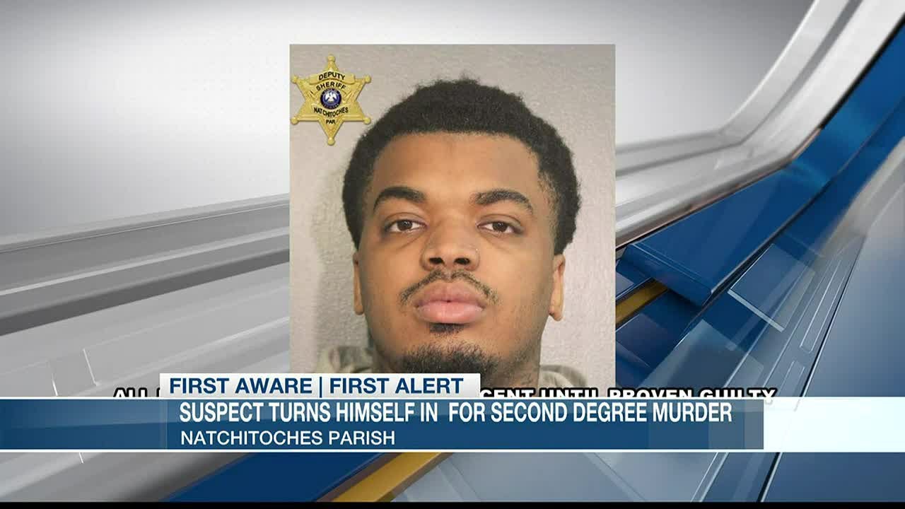 Natchitoches murder suspect surrenders to authorities - YouTube