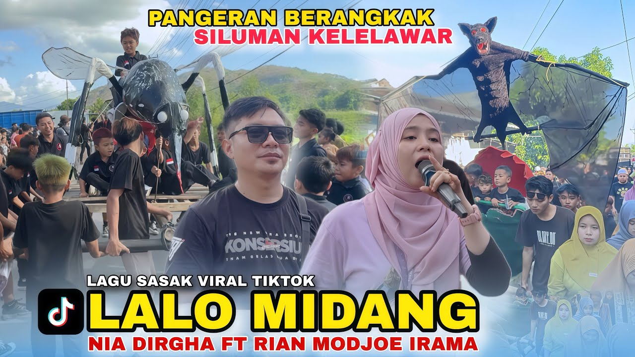 LAGU SASAK LALO MIDANG VIRAL TIKTOK TERBARU - NIA DIRGHA FT RIAN MODJOE IRAMA DOPANG LIVE PERAMPUAN