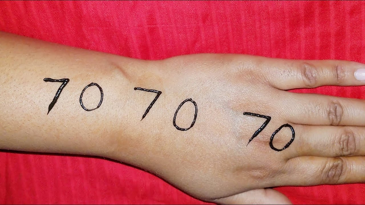 707070 Simple And Easy Mehndi Design Digit No Henna Design For