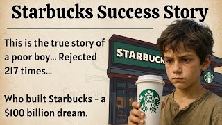 Starbucks Success Story || Learn English Through Story Level 2 🔥 || Easy Listening Practice
