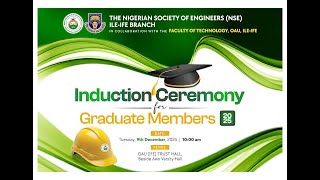 NSE 2025 INDUCTION CEREMONY FOR GRADUATE MEMBERS