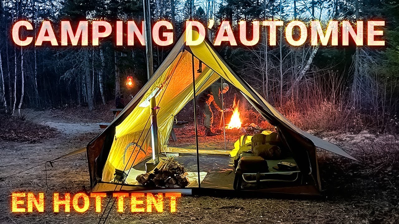 🍁🍂 CAMPING D'AUTOMNE DANS MA NOUVELLE POMOLY CHALET 70 Pro 🍂🍁