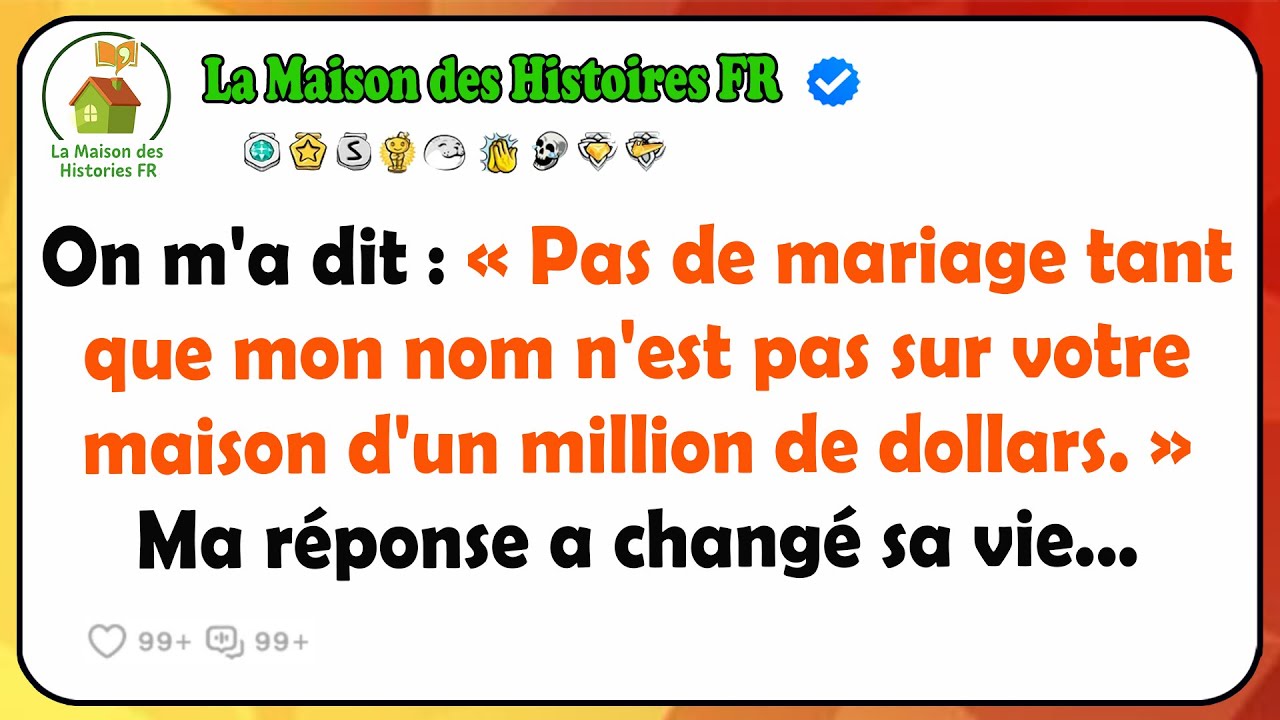 Trois semaines avant notre mariage, Sophie a reposé son verre avec un calme terrifiant et m’a lancé : « Tout doit être mis en propriété conjointe, ou nous ne descendrons pas cette allée. » Assis...
