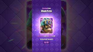 New Evolution Hunter Guide #clashroyale #shorts