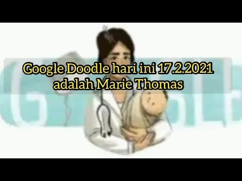 Google Doodle hari ini Marie Thomas