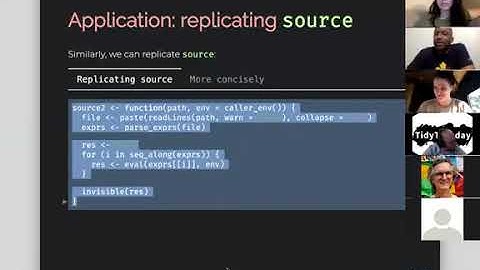 Advanced R Book Club: Chapter 20: Evaluation (2020-08-04) (advr01)