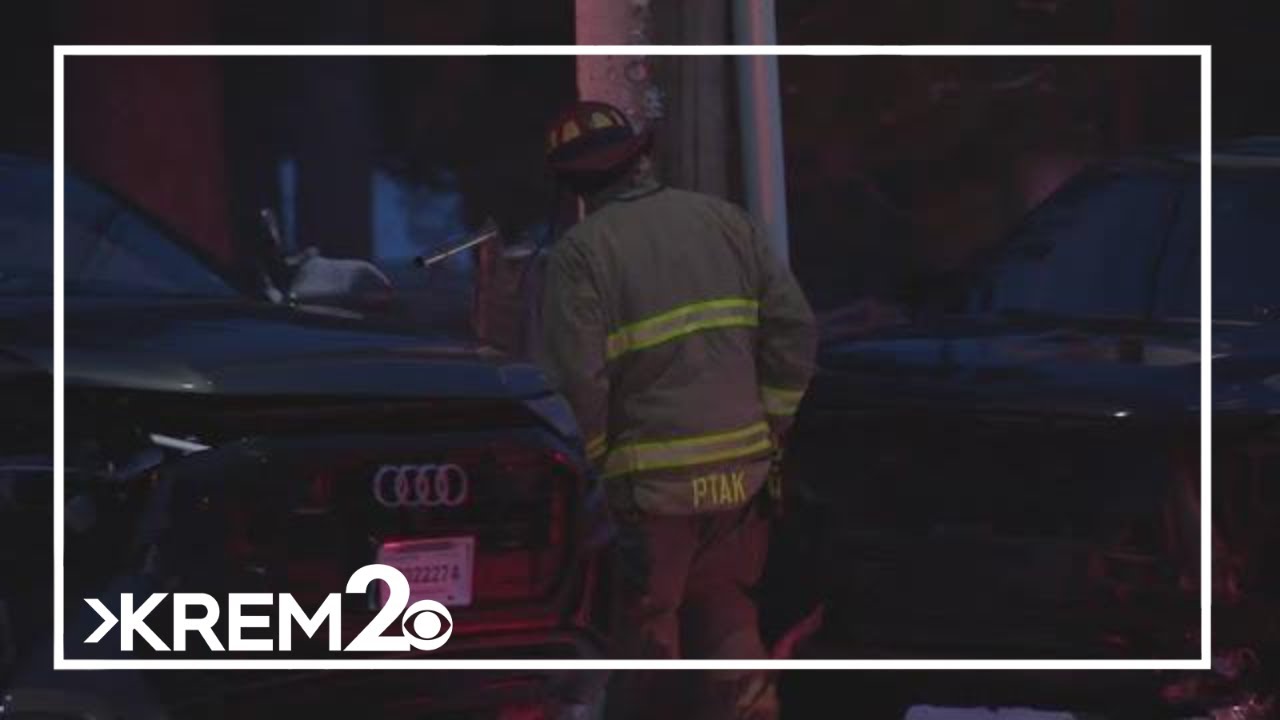 Spokane Police respond to more than 80 crashes due to icy roads - YouTube