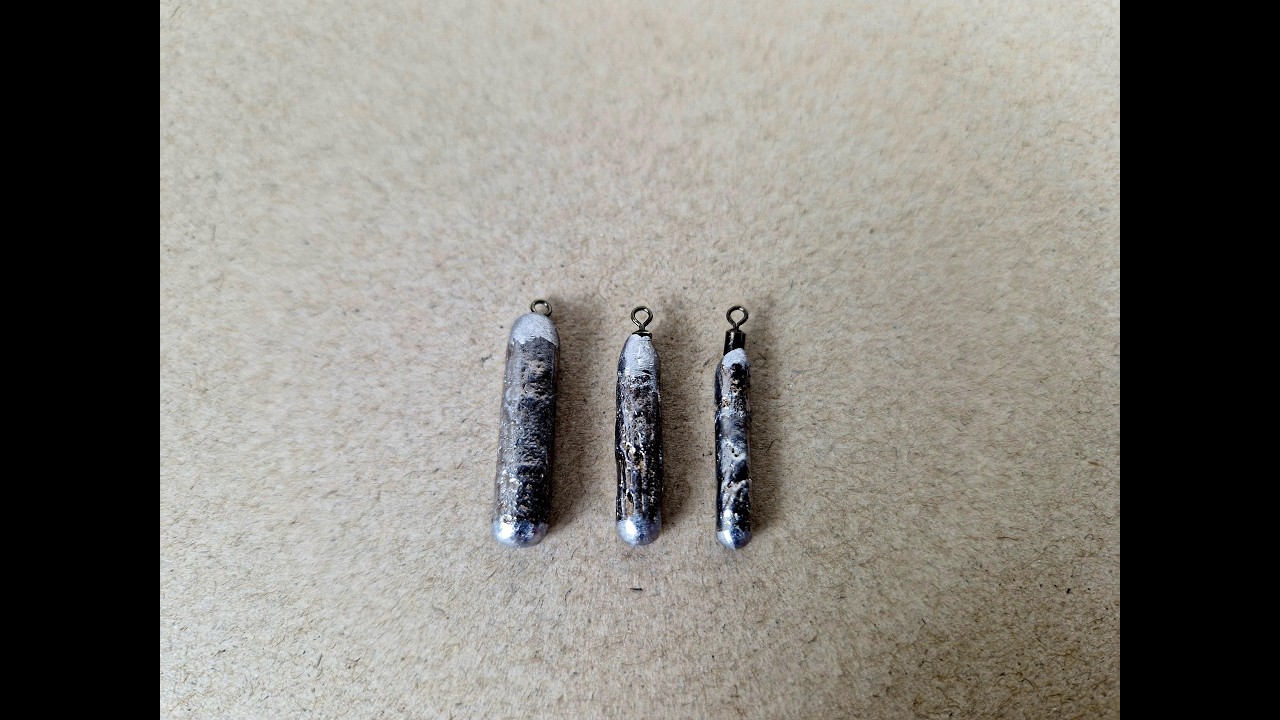 Изготовление грузил для ловли без зацепов | Джиг-риг | Дропшот