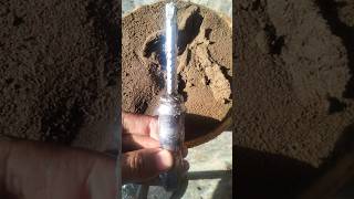 Casting a Screwdriver from Scrap Metal  Metal Foundry Project #skillfulwork #shorts