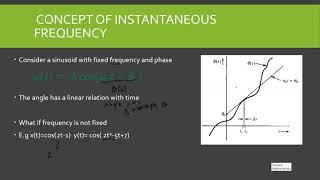 Angle Modulation-False start Concept of instantaneous frequency and relation between FM and PM
