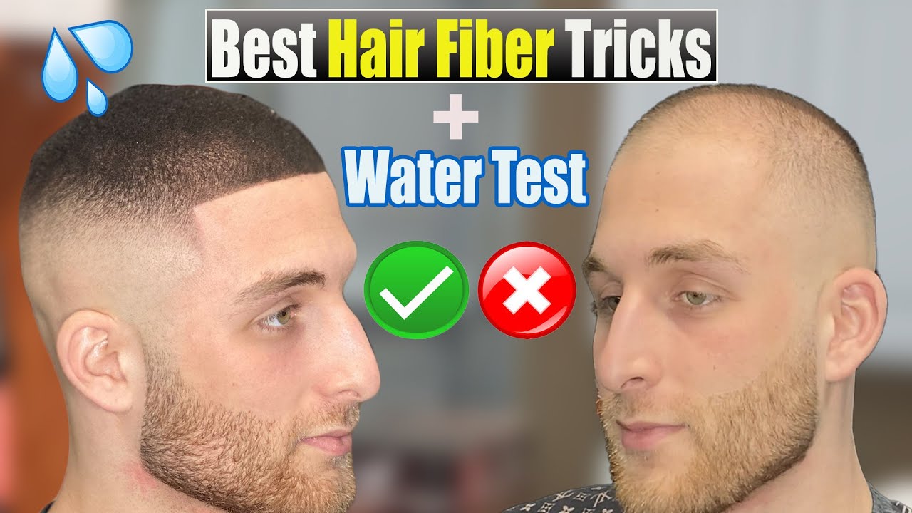 7 Easy Tricks to make Hair Fibers look NATURAL + Water Test - YouTube