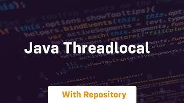java threadlocal