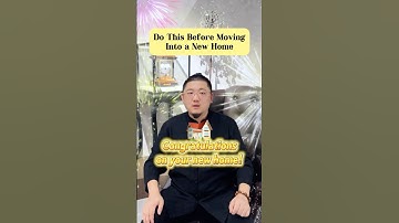 What should you do before moving into YOUR NEW HOME?🏠#fengshui #energy #home #ritual #tip #lifehack