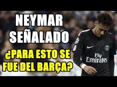 NEYMAR, SEÑALADO TRAS LA DERROTA DEL PSG ANTE EL REAL MADRID: ¿PARA ESTO SE FUE DEL BARCELONA? - 동영상