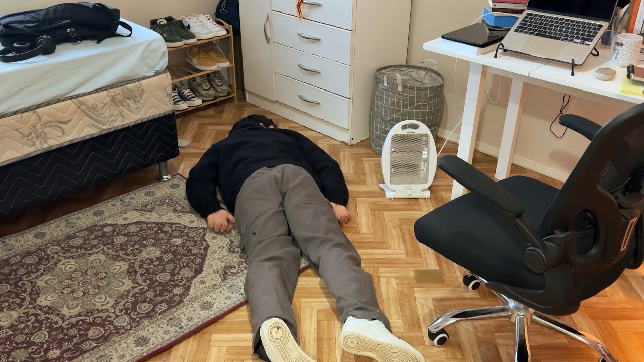 rotina noturna realista após um dia cheio