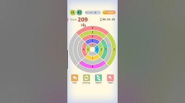 Number Clear: 2048 Charm - 5 Round Circles