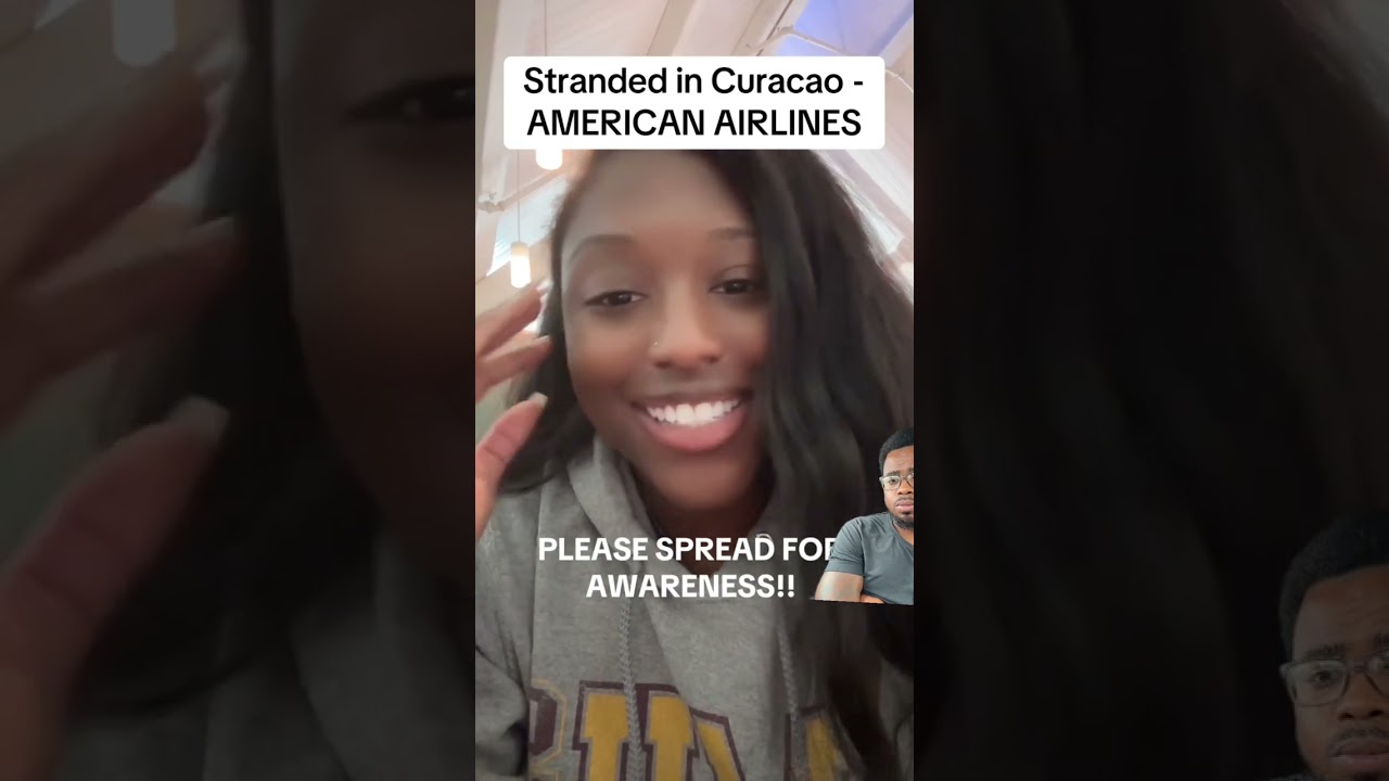 This lady and her husband are currently stranded on the island of Curaçao 😱