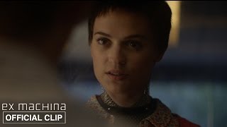 Ex Machina | What Will Happen If I Fail Your Test? | Official Movie Clip HD | A24