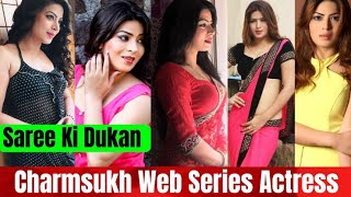 Saree Ki Dukan Charmsukh Ullu Web Series Actress Arya Flicks